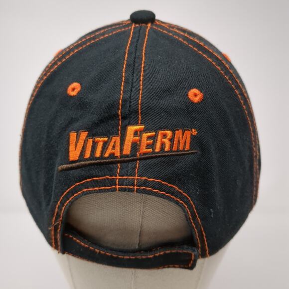 Sure Champ Vita Ferm Strapback Baseball Cap Black OS Adjustable George Andrie - Picture 6 of 9